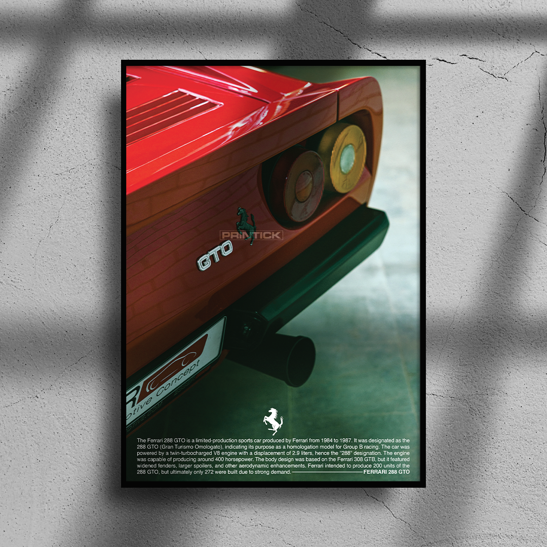 Ferrari 288 GTO Poster