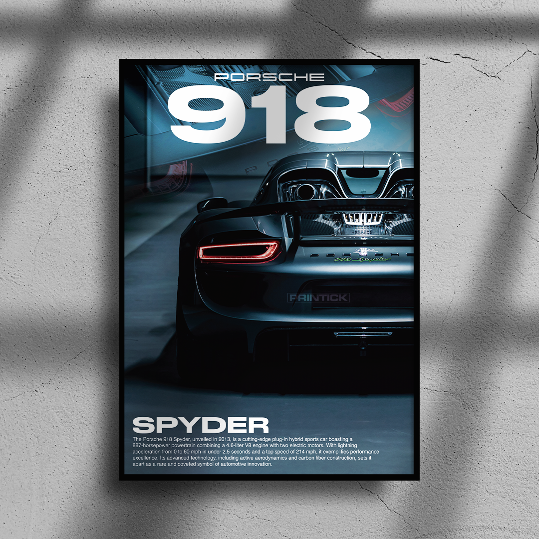 Porsche 918 Spyder Poster