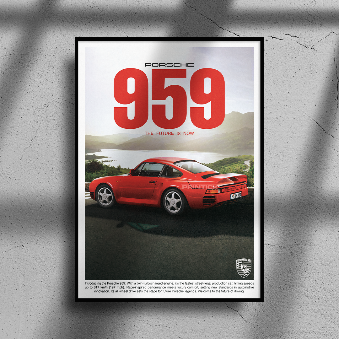 Porsche 959 Poster