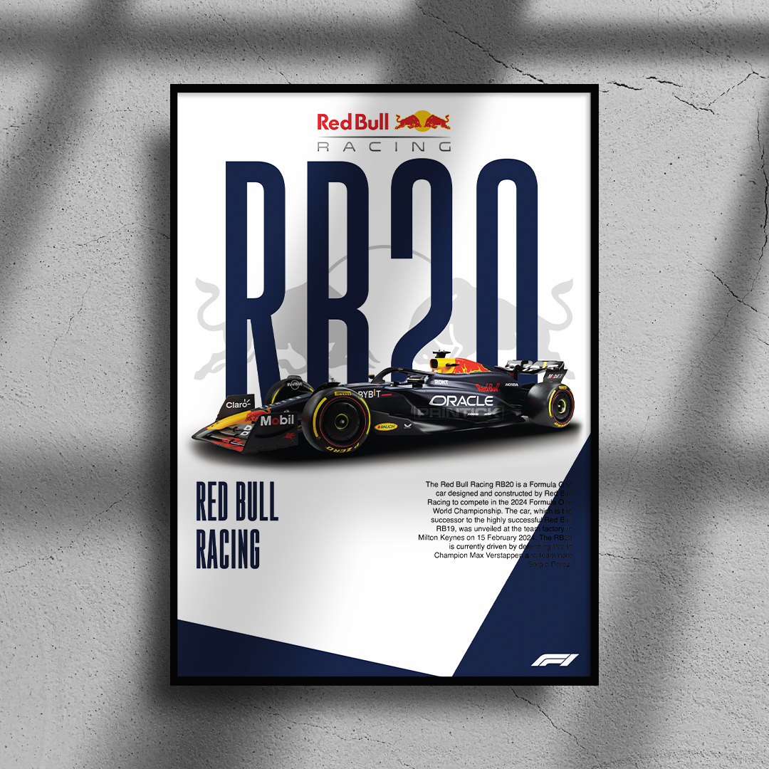 Red Bull Racing RB20 Poster