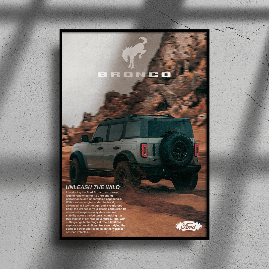 Ford Bronco Poster