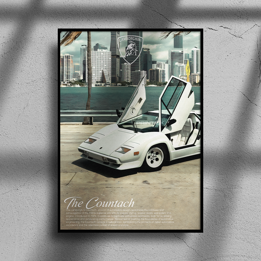 Lamborghini Countach Poster