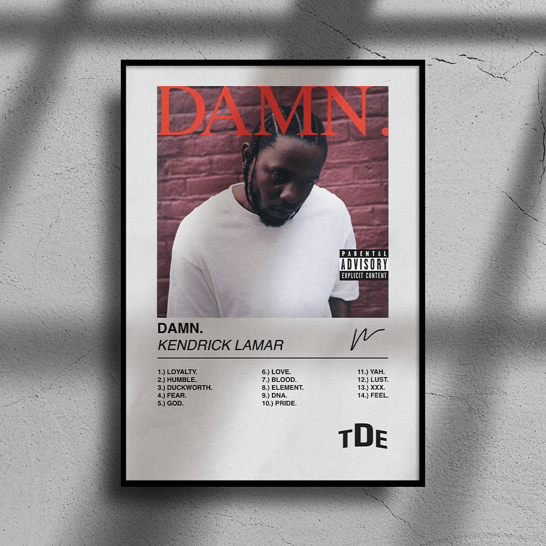 DAMN. Kendrick Lamar Poster