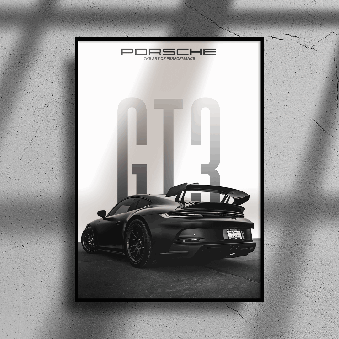 Porsche 992 GT3 Poster