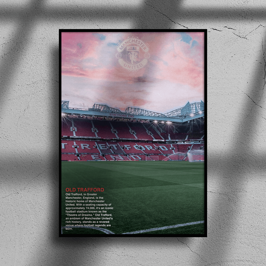 Old Trafford Poster