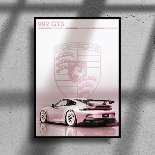 Porsche Pink 992 GT3