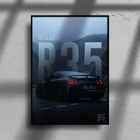 Nissan GT-R R35 Poster