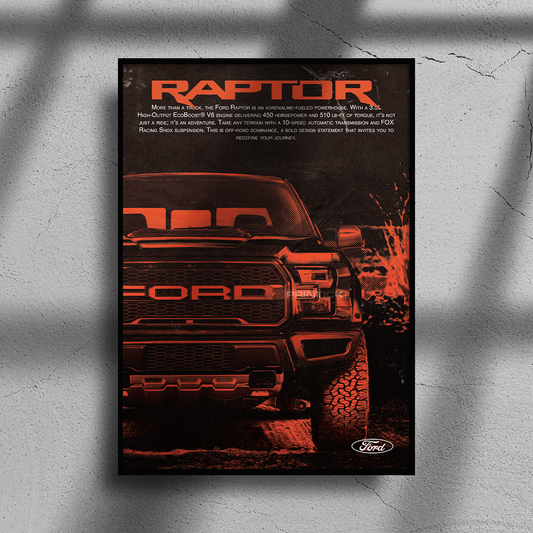 Ford Raptor Poster