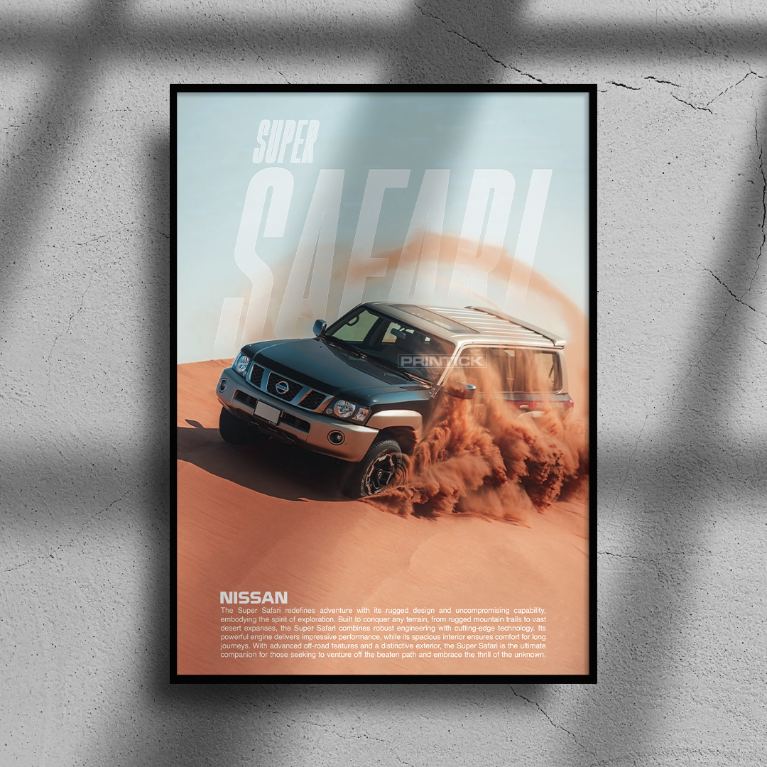 Nissan Super Safari Poster