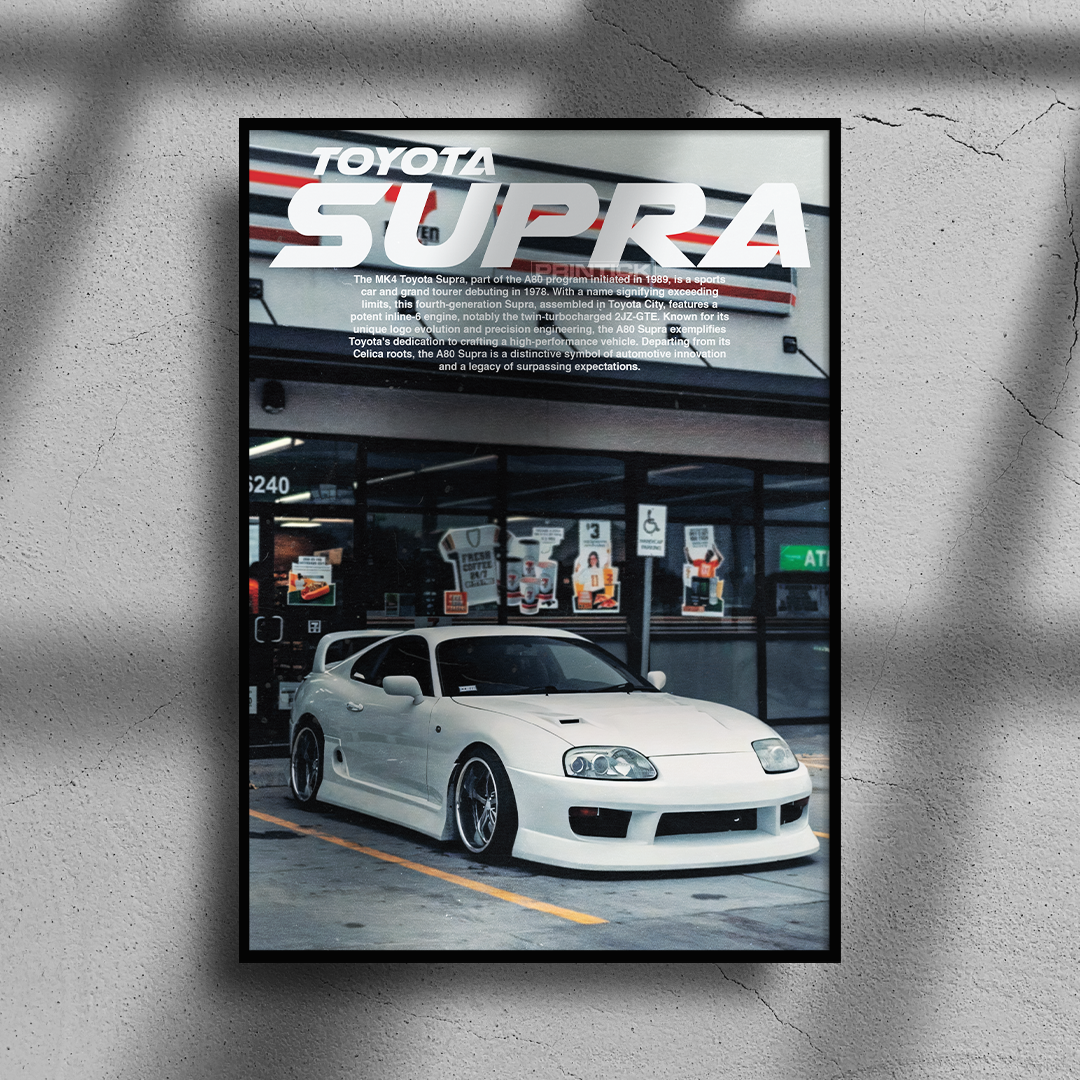 Toyota Supra Poster